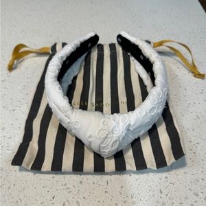 Lele Sadoughi eyelet headband